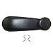 Brock Replacement Black Manual Window Crank Handle Compatible with 1999-2020 Silverado/Sierra & 2000-2014 Tahoe/Suburban/Yukon/Yukon XL & 2007-2013 Avalanche