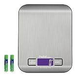 Prefer Green Digital Kitchen Scale, Pocket Cooking Scale, Mini Food Scale,Jewelry Scale Stainless Steel, (Batteries Included) (5000g)