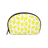 Bright And Bio Lemon Women’s Travel Cosmetic Bags