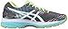 ASICS Women's Gel-Nimbus 18 Running Shoe, Titanium/White/Turquoise, 11 M US