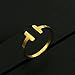 3PCS 925 Sterling Silver T Cuff Bracelet,14K Gold Plated,Dainty Adjustable Bangle T Bar Bracelet Ring