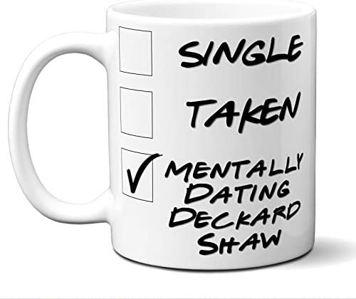Funny"Deckard Shaw" Novelty Movie Lover Gift Mug. Single, Taken. Poster, Men, Women, Birthday, Christmas, Father's Day, Mother's Day Gift For Fans of Furious