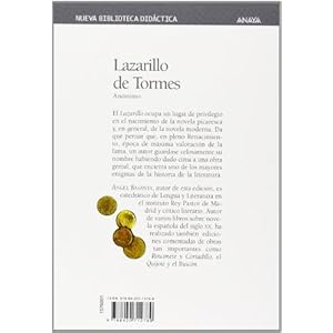 Lazarillo de Tormes (Nueva biblioteca didáctica / New Didactic Library) (Spanish Edition)
