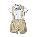 Ferenyi US Baby Boys Bowtie Gentleman Romper Jumpsuit Overalls Rompers Sets