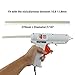 BSTPOWER 100W 2T Mini Hot Glue Gun with Flexible Trigger High Temp Overheating Protection for DIY or craft, Melting Glue Gun with Three Nozzles
