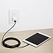 AmazonBasics Lightning to USB A Cable - MFi Certified iPhone Charger - Black, 10-Foot