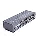 E-More® 8 Port VGA Video Splitter 1-to-8 Monitor VGA/SVGA LCD CRT 8 Port Video Splitter Box Display Distributor 250MHZ Support 1920x1440 Resolutions 40m Transmission for TV Computer