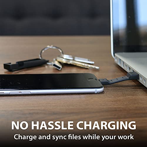 Lever Gear CableKit Key Chain Phone Charger for Apple iPhone