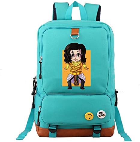 Michael Jackson BAD Backpack, Student Bookbag Laptop Backpack Travel Computer Bag For Boys Girls Kids Teenagers Fans