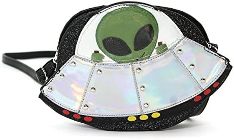 Amazon.com: C.C-US Holographic Alien Crossbody Bag for Men  display picture 1