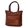 Handmade-Women-Vintage-Style-Real-Leather-Shoulder-Shoppers-Bag-Purse-16-Brown
