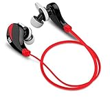 Tate & Baüer KX-9 Elite Series Wireless Bluetooth Noise Cancelling Headphones with Microphone - Red