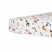 Kadut Kids Crib Sheet Set, 1 Pack, 100% Soft Muslin Cotton- Fitted Bed Sheets- Unisex Forest Friends with Elastic Band,Durable-Fits Standard Crib Mattress-Measures 28” x 52” x 9” for Babies, Toddlers.