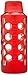 Aquasana AQ-6006-RED 18-Ounce Glass Water Bottle with Silicone Sleeve, Red