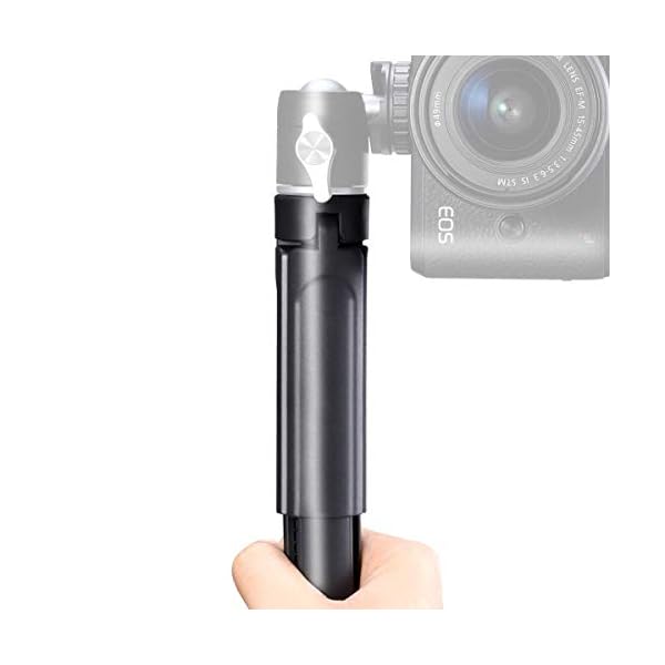 Stativkamera Kompatibel mit Canon / ZV1 für Sony/Nikon DSLR, ausziehbare Stativkamera Camcorder Stativ Einbeinstativ, 1… – Bild 5