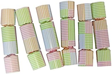 Birthday Easter Baby Wedding Shower Party Favors Crackers Pastel Stripe (6)