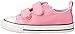 Converse Kids Baby Girl's Chuck Taylor 2V Ox (Infant/Toddler) Pink Sneaker 4 M US Toddler