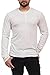 MTL-65601 Heather LS Henley -White/L