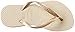 Havaianas Kid's Slim Flip Flop Sandals, Cyber Orange (Toddler/Little Kid), Sand Grey/Light Golden,27/28 BR (11-12 M US Little Kid)