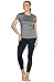icyzone Women's Ultimate Short-Sleeve Workout Running Yoga Fitness Sports tshirts (L, Royal Blue/Purple/Charcoal)