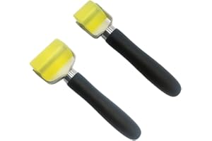 SundiooK Wheel Roller Tool for Automotive Sound Deadening Mats PU and Silicone Pressure Wheel for Car, Van, for Truck Film Pr