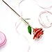 MNIEYU Gold Rose 24k Gold Dipped Rose Everlasting Long Stem Real Rose Exquisite Holder, Unique Romantic Gift Valentine's Day Forever Rose, Anniversary, Mother's Day Birthday Gift