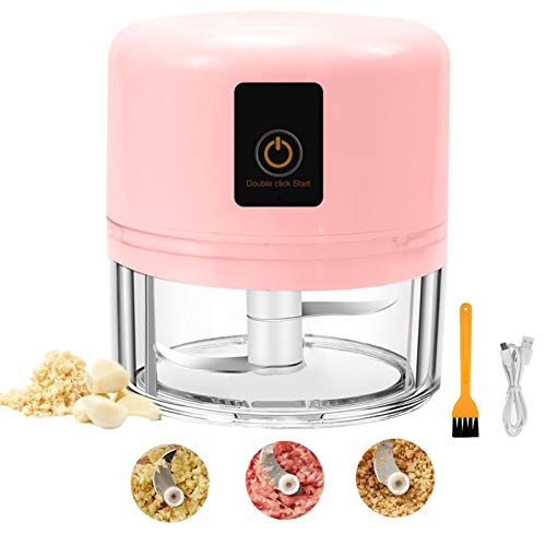 Electric Mini Garlic Chopper Powerful Cordless Garlic Vegetable Chopper