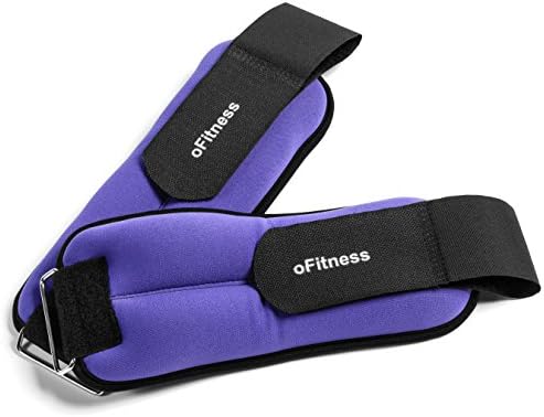 oFitness Ankle and Wrist Weights, 6 Pound Set