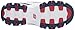 Skechers Women's D'Lites Sneaker, White Navy red, 6 M US