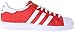 adidas Originals Men's Superstar Animal Shoe,Red/White/Gold,11 M US