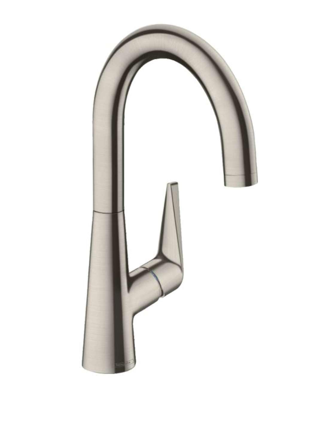 hansgrohe Talis S Kitchen Tap 220, selectable Swivel Range, stainless steel
