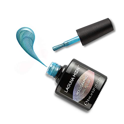 Lagunamoon Rainbow Gel Nail Polish Soak Off UV LED Gel Polish-Peacock Blue