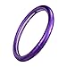 Aumo-mate 38CM Car Steering Wheel Cover Auto Truck Skidproof Soft PU Leather, 15-Inch, Purple