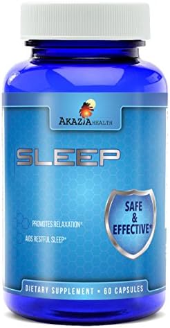 Natural Sleep Aid for Adults/non-habit Forming Deep Sleeping Pills Magnesium Supplement with Valerian Root, Hops Flower, Chamomile, GABA, Melatonin Best Restful Sleep Fast Support Remedy