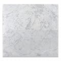 12" X 12" Bianco Carrara White Marble Honed Field Tile - Box of 5 sq. ft.