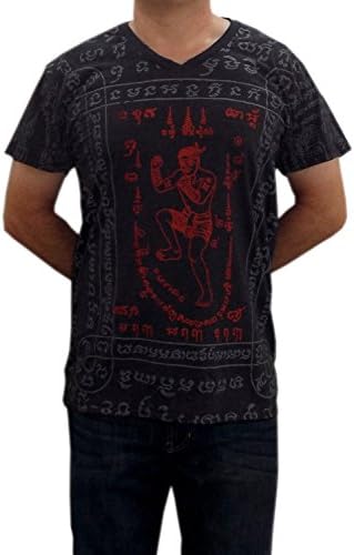 Mayakun Men´s T-Shirt Nak Muay Thai Full Body Thai Tattoo Sz. M L XL
