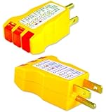 Electrical Receptacle Wall Plug AC Outlet Ground Tester with GFI Reset