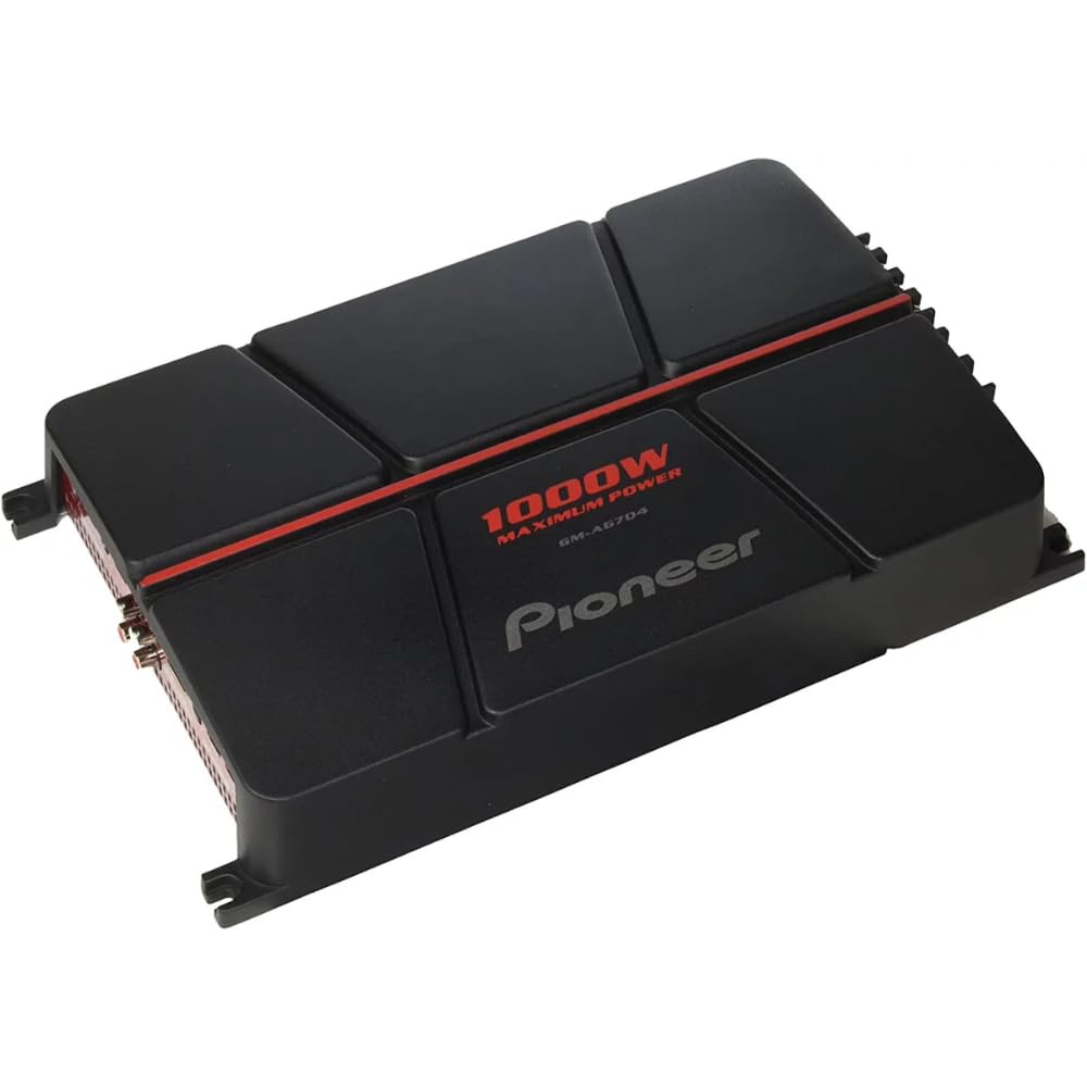 Pioneer GM-A6704 Amplificador puenteable de 4 canales con refuerzo de graves