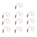 GutReise 10pcs Bachelorette Party Whistles with Pink Ribbon White Feather Whistles for Favor Wedding Party Suplies Bachelor Party