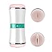 Masturbation Cup, Double-end Realistic Vagina Anal Pocket Masturbator for Men