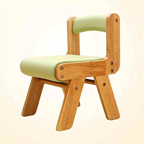 AIDELAI Stool chair Solid Wood Change Shoe Stool Footstool Test Shoe Stool Round Upholstered Footstools 4 Wood Leg Pouffes Stool Child Learning Chair Armchair Saddle Seat (Color : # 1)