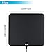 Amplified HDTV Antenna-SKYTV 50 Miles Range Digtial HD Antennas with 13.2ft long copper coaxial cable -Black