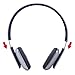 August EP636 Bluetooth Headphones - Wireless On-Ear Headphones with NFC/Headset Microphone - Silver