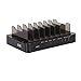 iKits 11.2A 56W 8-Port USB Charging Station Dock, Multi Device Desktop Charger with Stand 4 Port Fast Charging+4 Port 5V 1A,with Smart IC Technology Compatible with iPhoneX/8/6S, iPad Pro & More Black primary