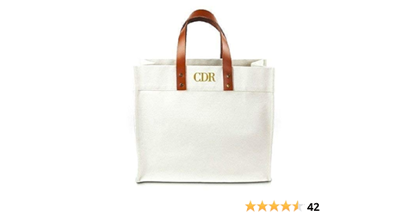 canvas tote with shoulder strap