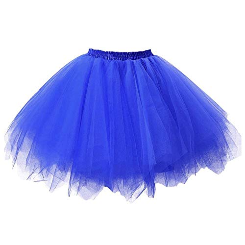 iYBUIA Womens Pleated Gauze Irregular Hem Short Skirt Adult Tutu Dancing Skirt