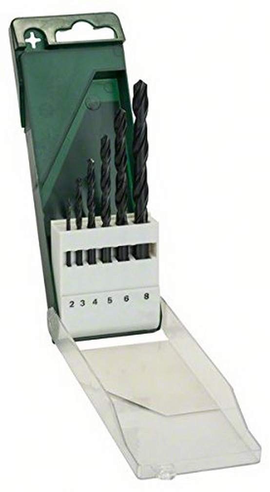 Bosch 2609255029 HSS-R Metal Drill Bit Set (6 Pieces)