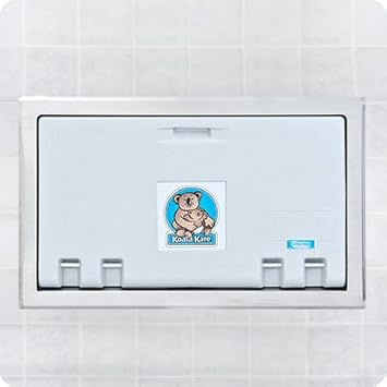 recessed baby changing station