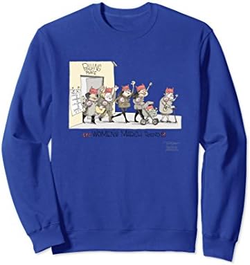 Unisex Signe Wilkinson: Women's March Round 2 Sweatshirt Medium Royal Blue