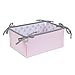 NoJo Ballerina Bows 4 Piece Nursery Crib Bedding Set, Pink/Silver/White